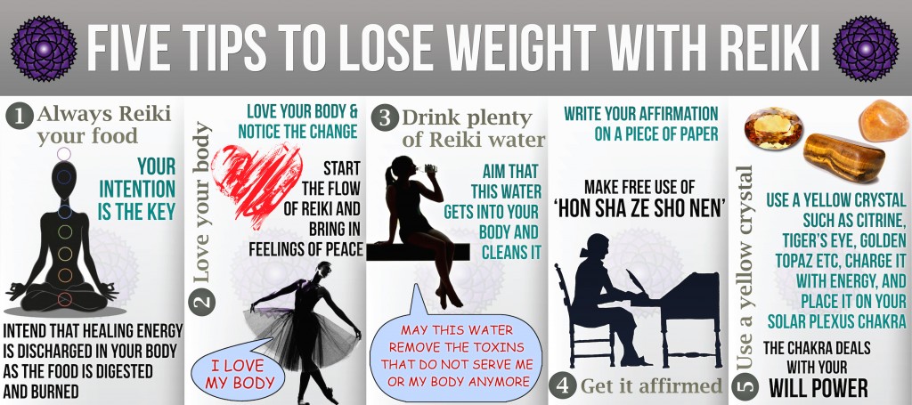5 Tips to Lose Weight with Reiki