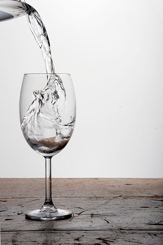 Glass of water