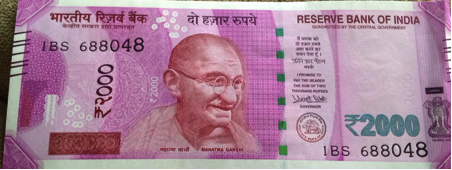 Rs. 2000 in India