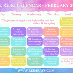Love Reiki Calendar - February 2019