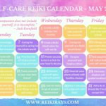 Self-Care Reiki Calendar May 2019