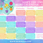 Shift the Energy Reiki Calendar - April 2020