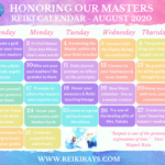 Honoring our Masters Reiki Calendar
