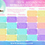 New Beginnings - Reiki Calendar January 2021