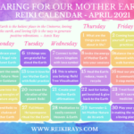 Caring for Our Mother Earth - Reiki Calendar April 2021