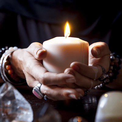 Wax Scrying with Reiki