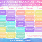 Love Yourself Unconditionally Reiki Calendar - August