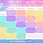 Deepen the Gift of Peace - Reiki Calendar November 2022