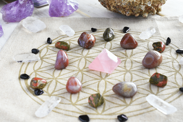 Reiki Crystal Grid for Self-Love