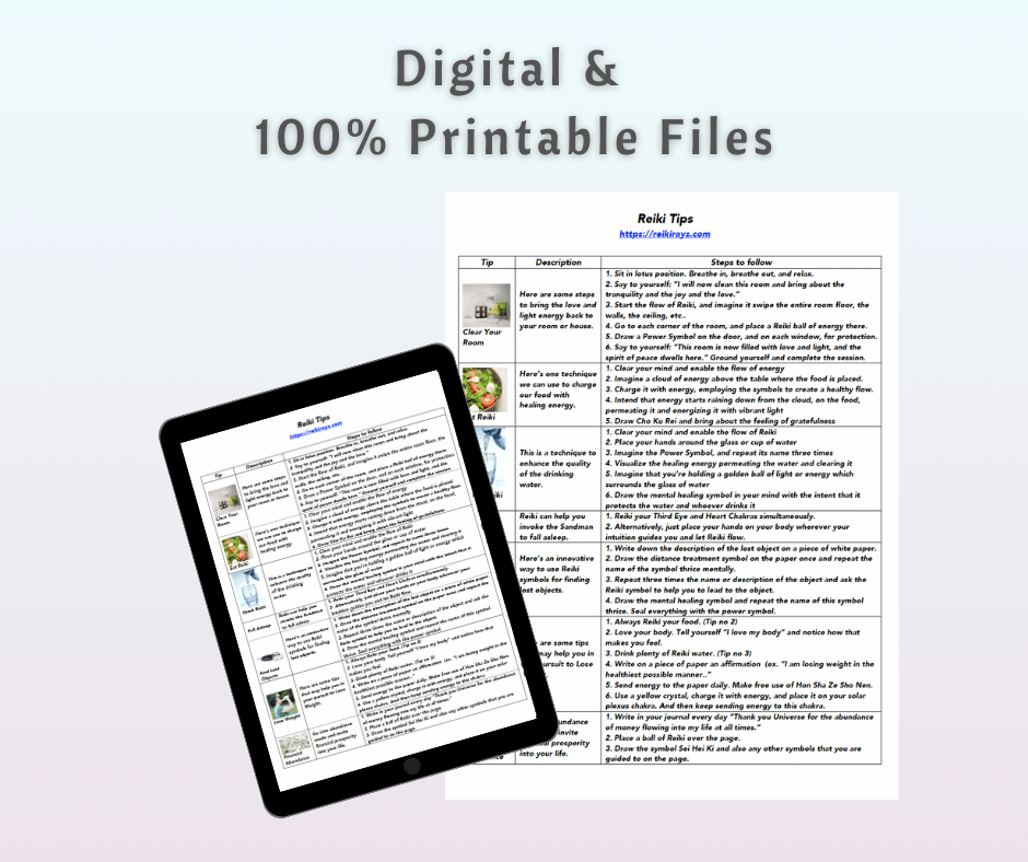 Reiki Tips – Infographic